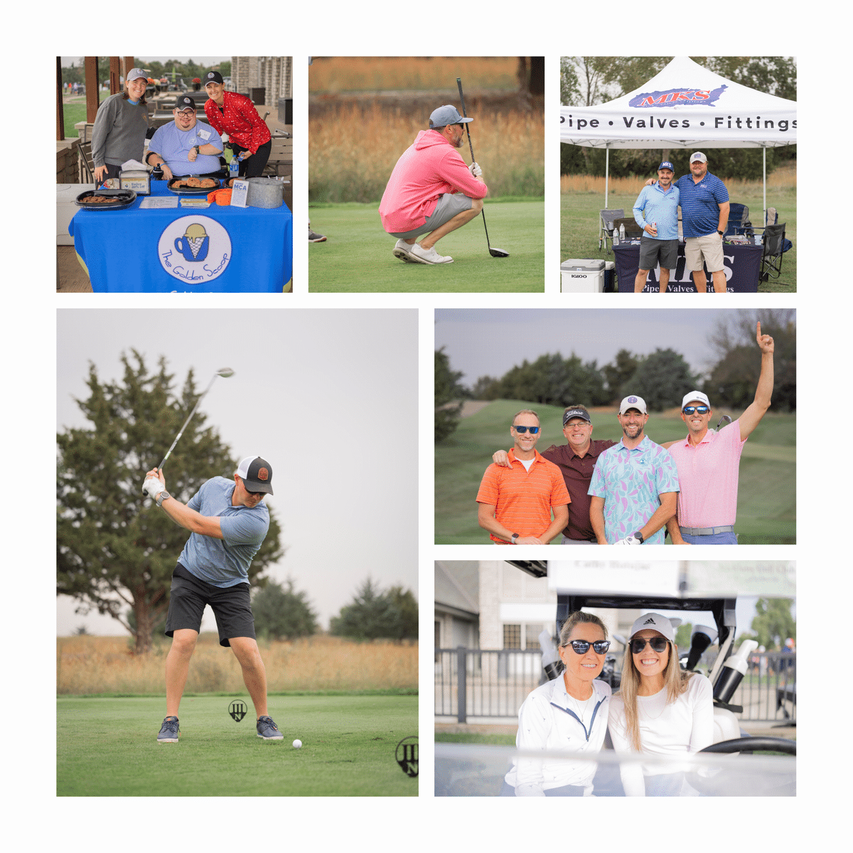 2025 Golf Outing Collage